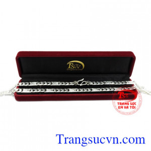 Dây chuyền nam bạc thương hiệu