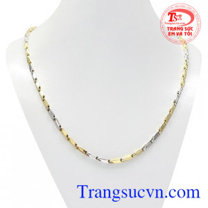 Dây chuyền thời trang nam giới được nhập khẩu từ Italy vàng 18k chất lượng cao.