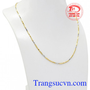 Dây chuyền vàng từ lâu đã trở thành trang sức lý tưởng để mang theo bên mình.
