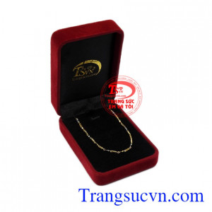 Dây chuyền vàng tây thời trang đảm bảo chất lượng.