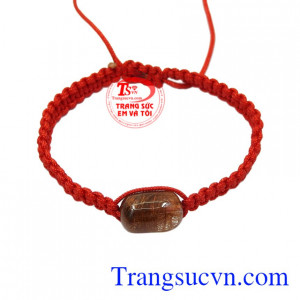 Dây tết thạch anh tóc phú quý chất lượng.
