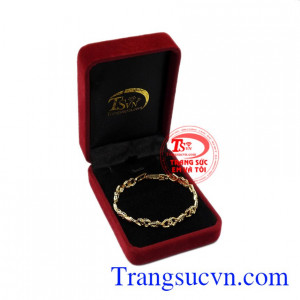 Lắc tay vàng tây thời thượng chất lượng.