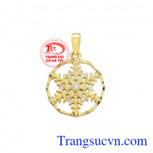 Mặt dây bông tuyết đẹp