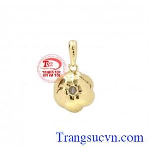 Mặt dây nữ vàng đáng yêu được nhập khẩu trực tiếp từ Hàn Quốc.