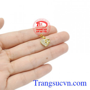 Mặt dây trái tim chung thủy bảo hành uy tín.