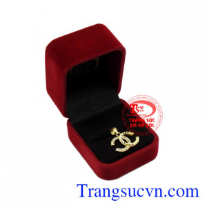 Mặt dây vàng tây tinh tế