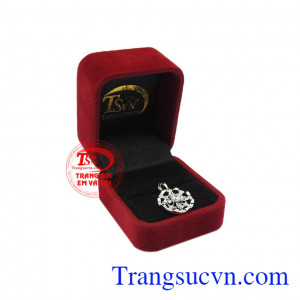 Mặt dây vàng trắng thời trang