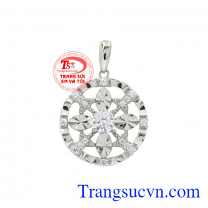 Mặt dây vàng trắng thời trang