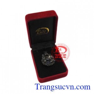 Mặt phật Di Lặc saphir an lành chất lượng.