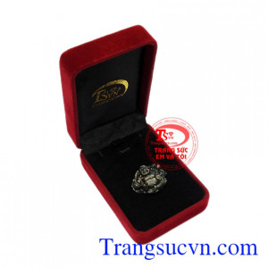 Mặt phật Di Lặc saphir hộ mệnh