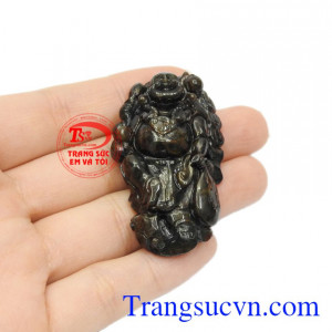 Mặt phật Di Lặc saphir may mắn thanh toán an toàn.