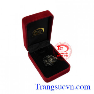 Mặt phật Di Lặc saphir tiền tài