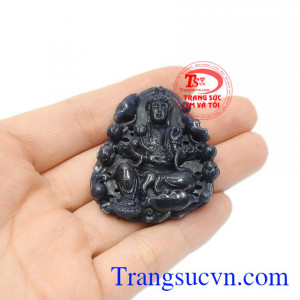 Mặt phật Quan Âm saphir an lành giao hàng trên toàn quốc.
