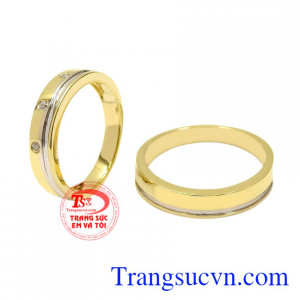Cặp nhẫn cưới này sẽ là minh chứng cho tình yêu và sự hạnh phúc của các cặp đôi trong ngày trọng đại của mình.