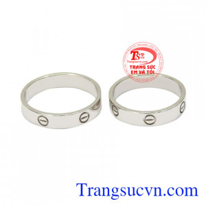 Cặp nhẫn cưới này sẽ mang đến niềm hạnh phúc vô bờ bến đến các cặp đôi.