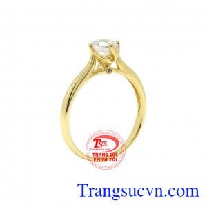 Nhẫn nữ vàng tiểu thư