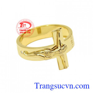 Nhẫn thánh giá Giê-su an lành chất lượng