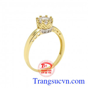 Nhẫn vàng phong cách quý cô