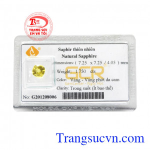 Saphir vàng ép vỉ đại cát