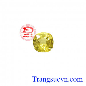 Saphir vàng ép vỉ đại cát phù hợp cho cả nam và nữ. 