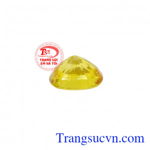 Chính vì thế mà đây là loại đá rất được khách hàng ưa chuộng. Saphir vàng ép vỉ đẹp