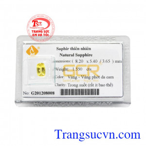 Saphir vàng ép vỉ hưng thịnh