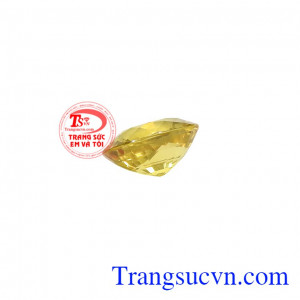 Saphir vàng là biểu tượng của giàu có, sung túc và tài lộc. Saphir vàng ép vỉ thịnh vượng