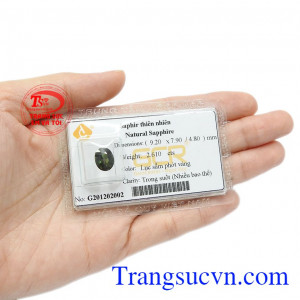 Viên saphir tài lộc