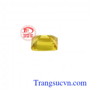 Việc đeo đá này thường xuyên sẽ gặp được may mắn và thịnh vượng. Viên saphir vàng sang trọng