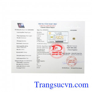 Sản phẩm được giao hàng trên toàn quốc.Viên saphir vàng sang trọng