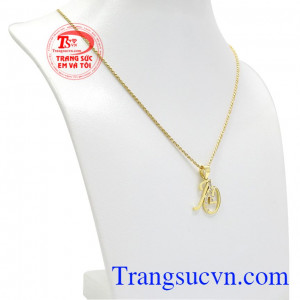 Bộ dây chữ AO gắn kim cương thiên nhiên mang tới cho người dùng một sản phẩm sang trọng và đẳng cấp. 