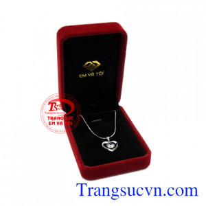 Bộ mặt dây nữ trái tim