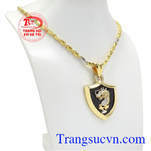 Bộ trang sức nam khiên rồng với thiết kế hiện đại, nam tính và hợp thời trang. 