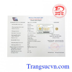 Đá thạch anh vàng an nhiên đảm bảo chất lượng.