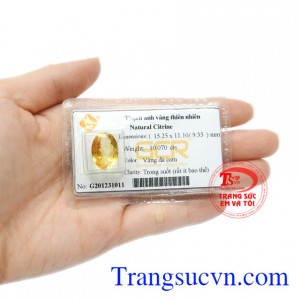Do vậy các sản phẩm trang sức gắn đá thạch anh vàng thường được nhiều khách hàng ưa chuộng.