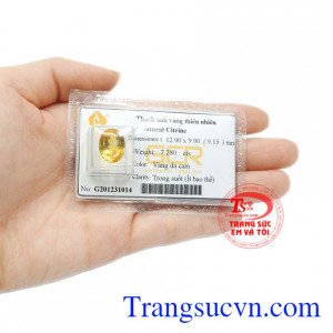 Viên đá này chứa nhiều nguồn năng lượng tốt mang đến sự minh mẫn, tập trung và lạc quan cho người sử dụng.