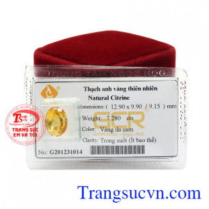 Thạch anh vàng là viên đá của tháng sinh 11 và là viên đá tượng trưng cho kỉ niệm 13 năm.