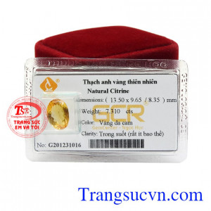 Thạch anh vàng là một trong những loại đá quý được giới kinh doanh ưa chuộng bởi khả năng thu hút tài lộc.