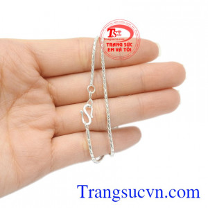 Dây bạc trẻ em tinh tế
