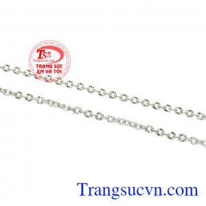 Dây chuyền bạc duyên dáng