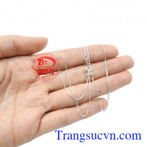 Dây chuyền bạc nữ phá cách