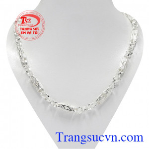 Dây chuyền bạc phong độ phái mạnh