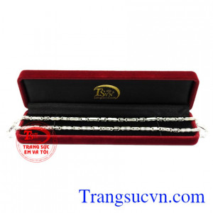 Dây chuyền nam bạc lịch lãm