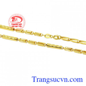 Dây chuyền vàng nam danh vọng bền đẹp, được bảo hành uy tín, thanh toán an toàn.