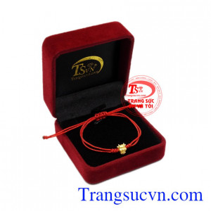 Dây tết charm vàng ta tuổi Sửu