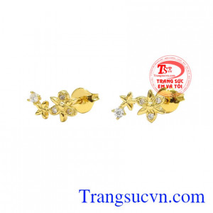 Hoa tai nữ trang nhã món quà hợp thời trang và đầy ý nghĩa dành tặng cho người con gái thân thương.