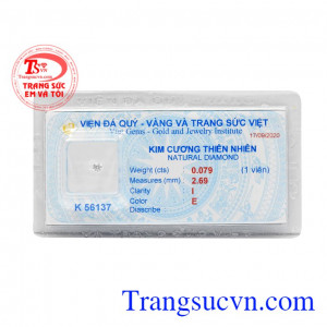 Kim cương thiên nhiên 2.69 ly