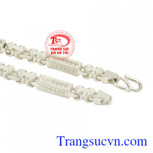 Lắc bạc nam kim tiền nhận đặt chế tác theo yêu cầu, thanh toán an toàn.