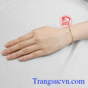 Lắc tay vàng nữ dễ thương