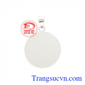 Mặt dây bạc khắc tên